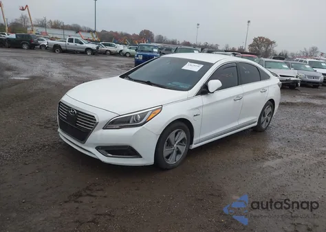 2017 Hyundai Sonata Plug-In Hybrid Limited из США, поврежденный, VIN KMHE54L21HA045221